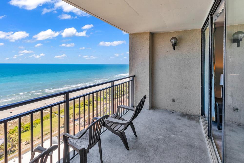 Scenic Views from the balcony at Ocean Forest Plaza Condos